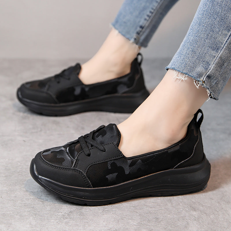 Women's nan comfortable slip-on sneakers with memory footbed and cushioned foam sole Mune Fashion