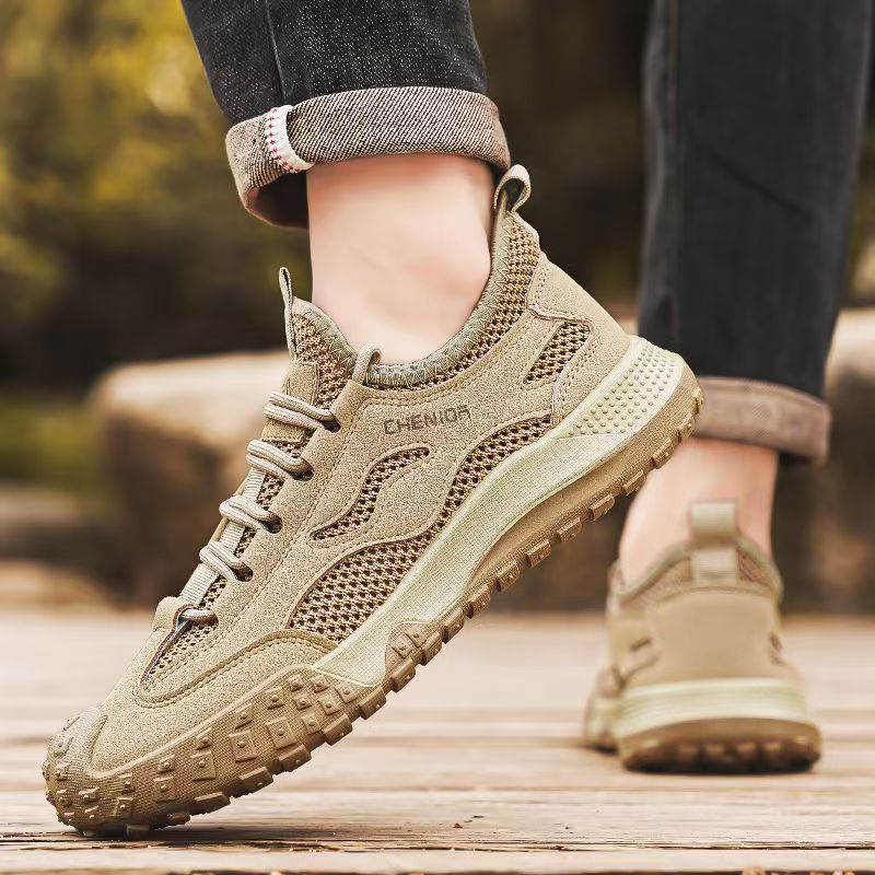 Women's Sporty Trail Sneakers with Non-Slip Sole and Breathable Mesh Construction Mune Fashion
