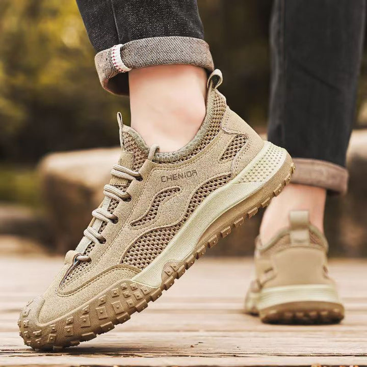 Women's Sporty Trail Sneakers with Non-Slip Sole and Breathable Mesh Construction Mune Fashion