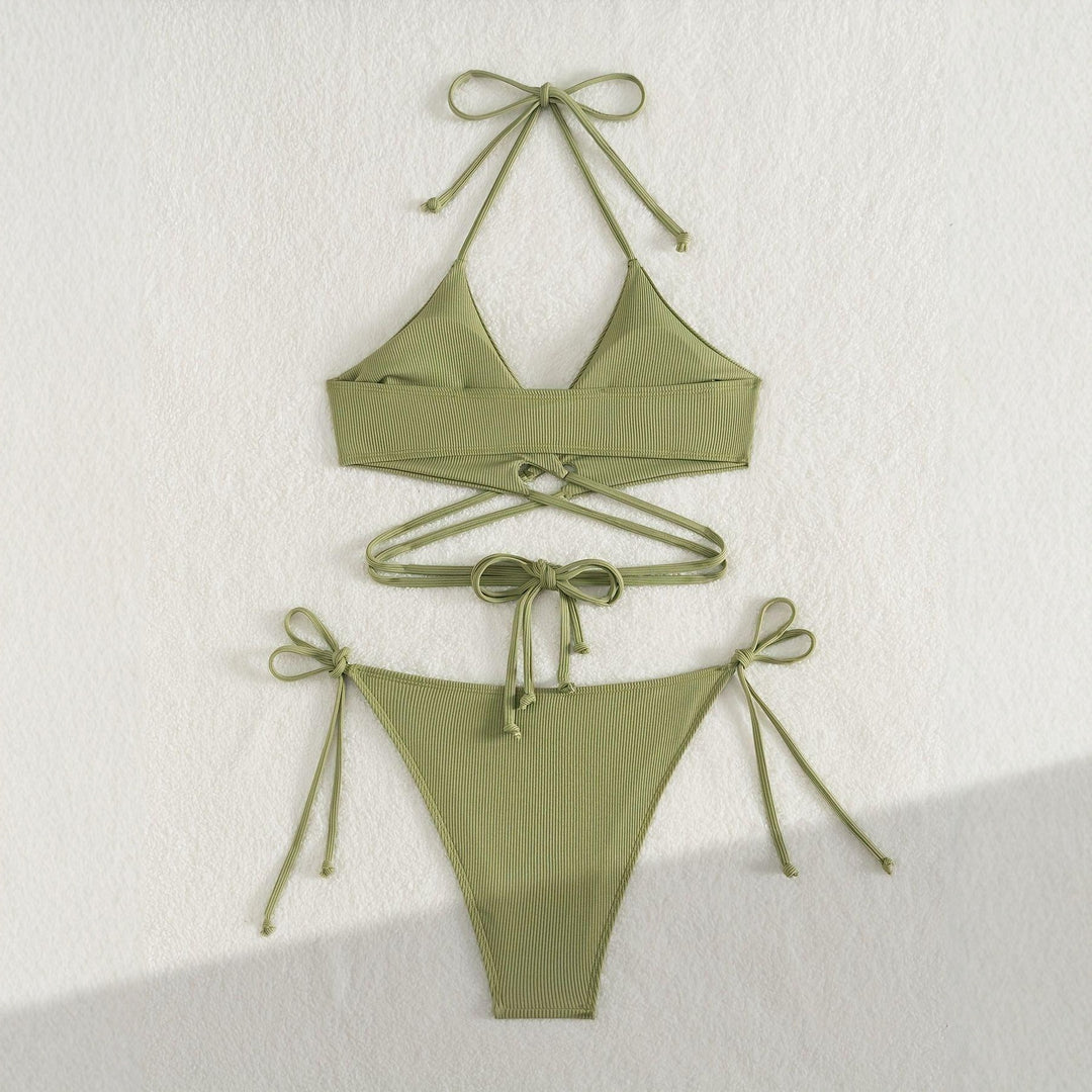 Women refined and adjustable triangle bikini Mune Fashion