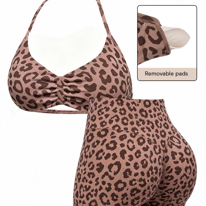 Women's sporty bikini set with high-waisted shorts and elastic support Mune Fashion