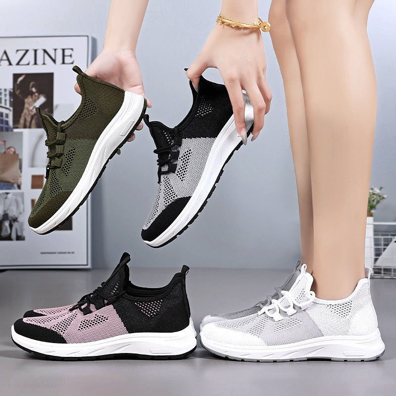 Women's Breathable Sport Sneakers with Flexible Sole and Elegant Design Mune Fashion