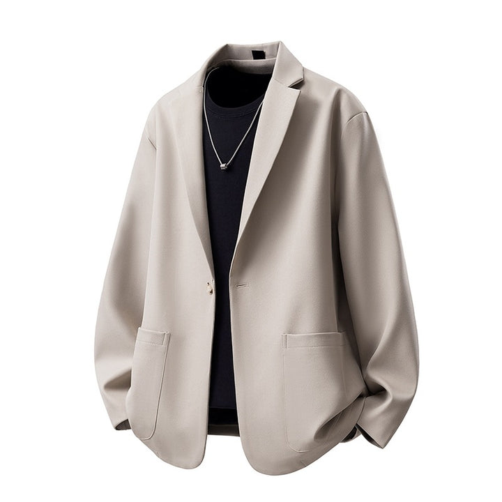 Men's Oversize Blazer Jacket with Casual Overshirt Silhouette Mune Fashion