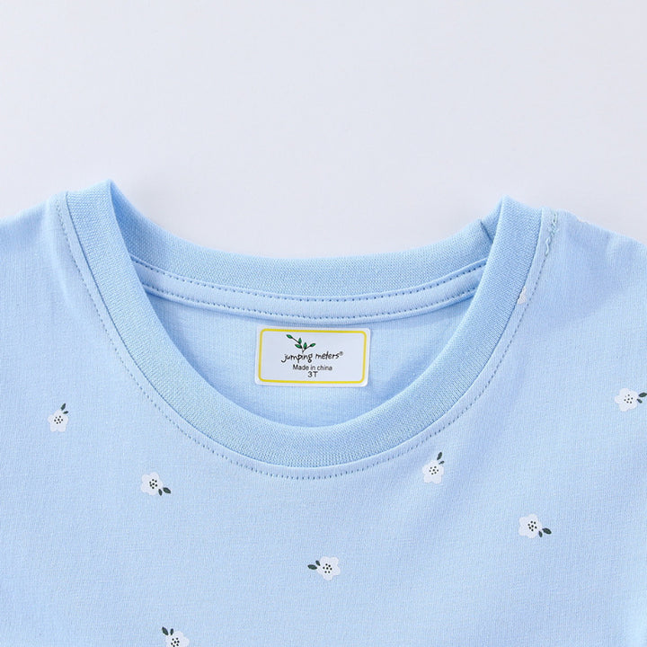 Girls cotton dress with cute unicorn embroidery Mune Fashion