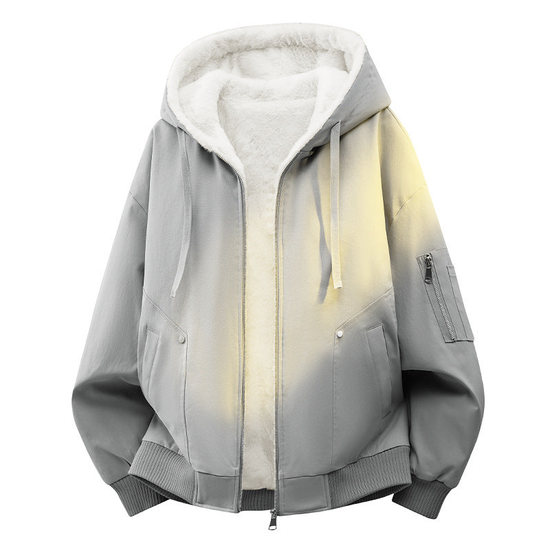 Men's Comfortable Fleece Jacket with Hoodie Mune Fashion
