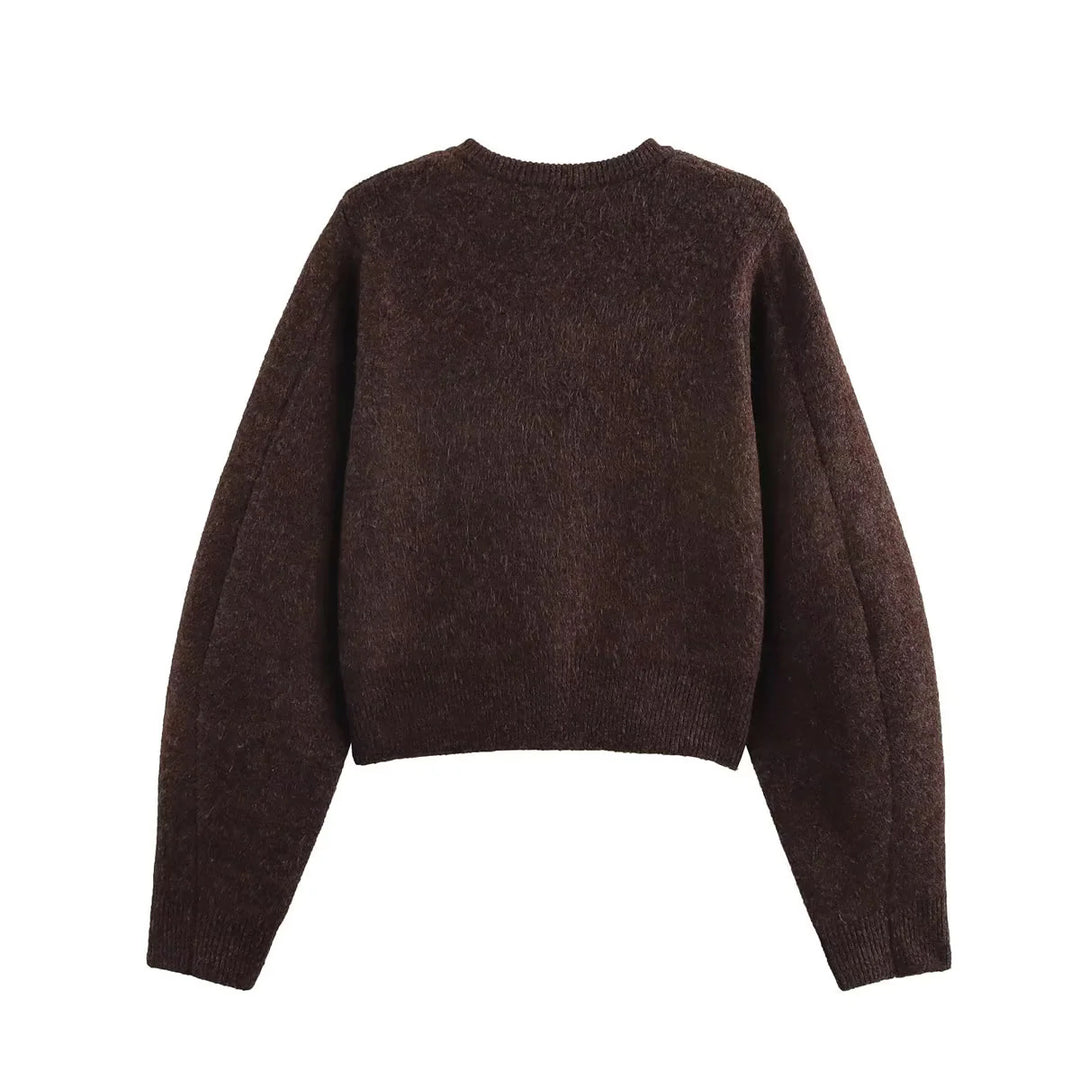 Women's A-line mini skirt made of wool blend with elastic comfort waistband Mune Fashion