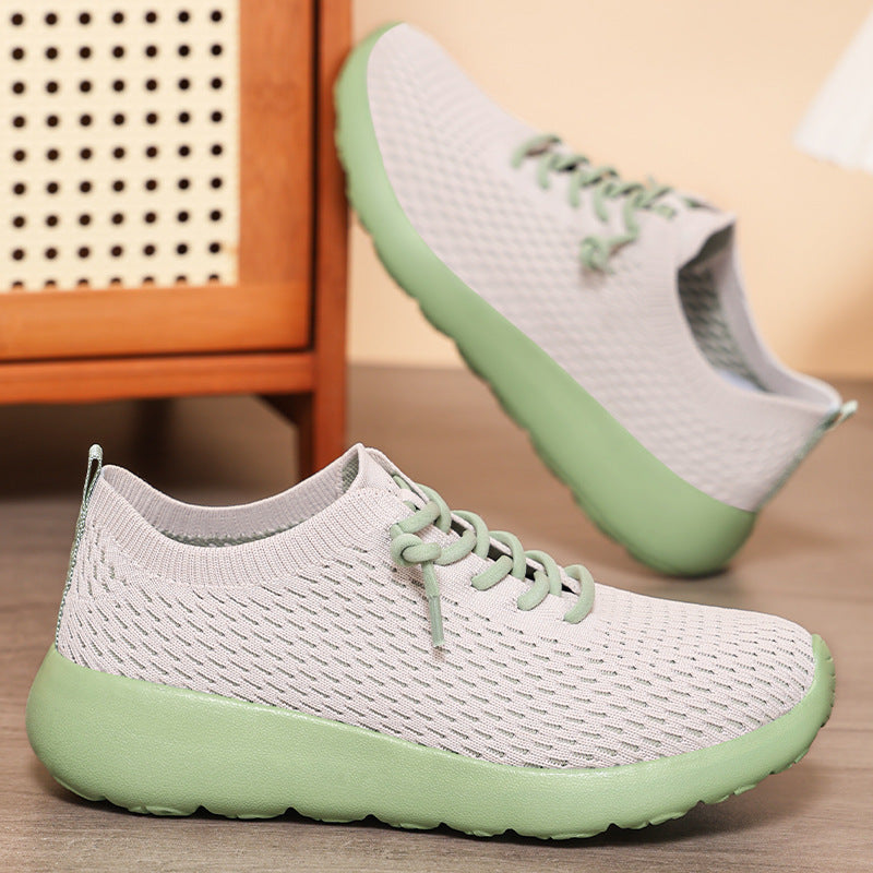 Women's sporty casual sneakers with elastic mesh upper Mune Fashion