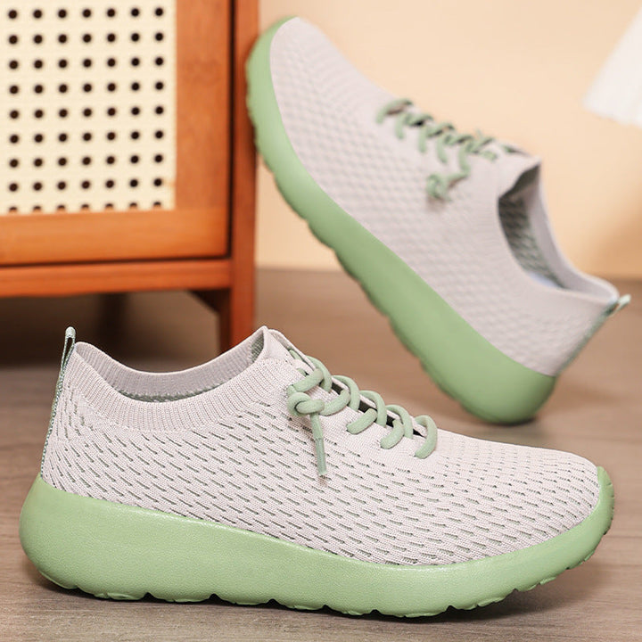 Women's sporty casual sneakers with elastic mesh upper Mune Fashion