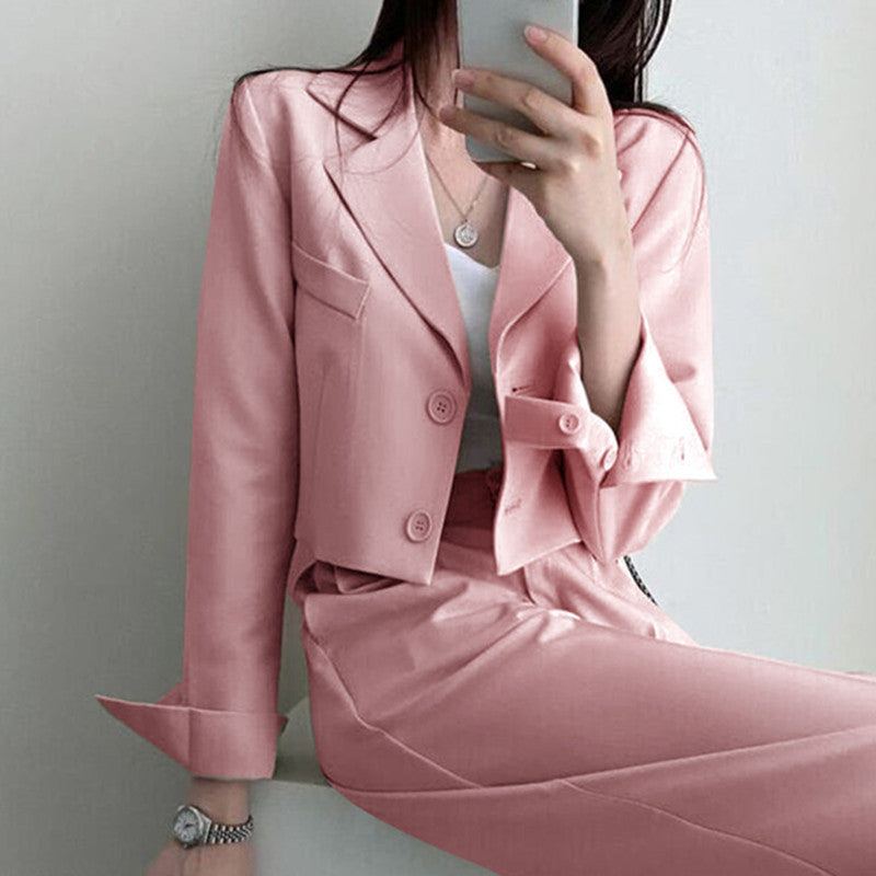 Women's Wide Cut High-Waisted Pants Mune Fashion