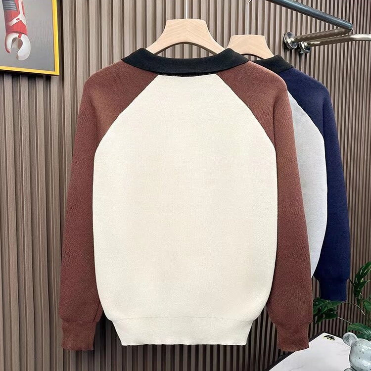Women's stylish knit sweater with zipper Mune Fashion