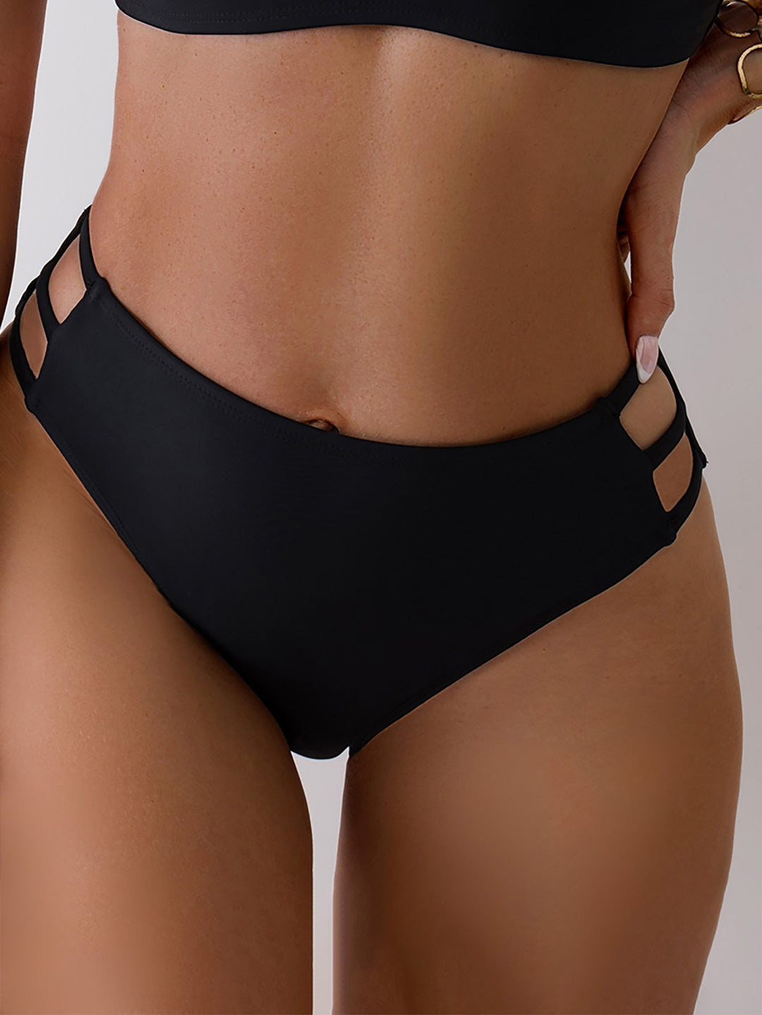 Women's High-Cut Ruffled Bikini Bottom Mune Fashion