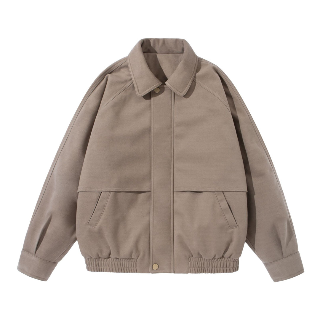 Unisex Boxy Blouson with overlapping front yoke and elastic hem Mune Fashion