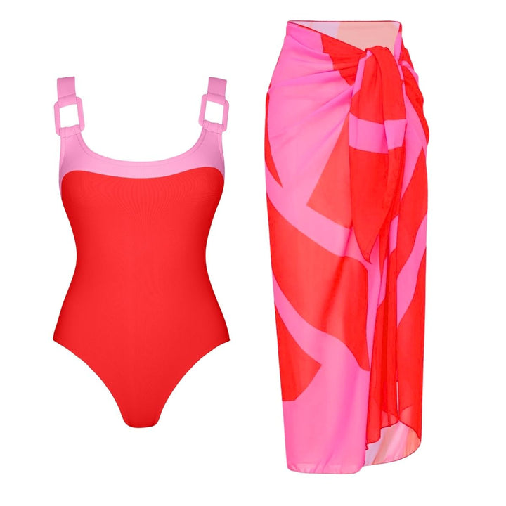 Women's One-Sided Swimsuit with Ruffle Details Mune Fashion