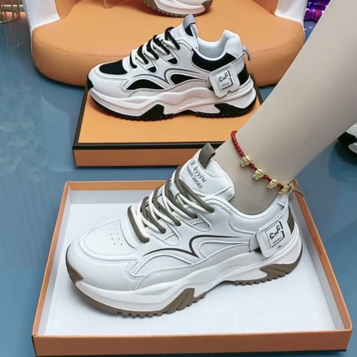 Women's Chunky Sneakers with fashionable design and breathable upper material structure Mune Fashion