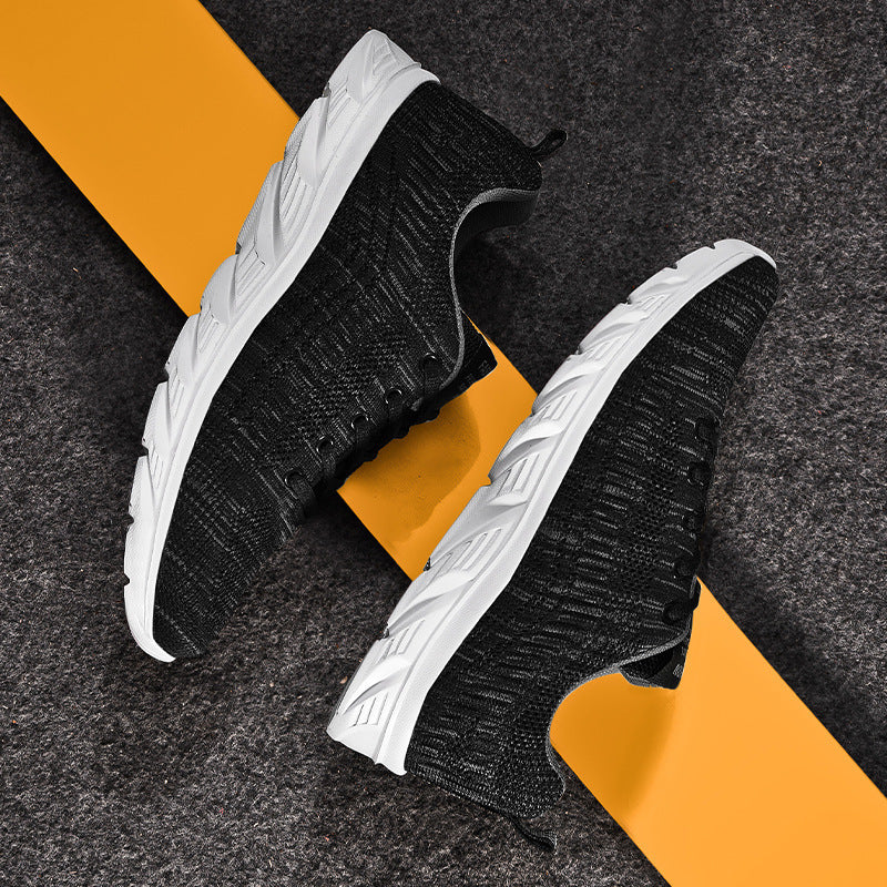 Unisex breathable lightweight knitted sneakers with cushioned EVA sole Mune Fashion