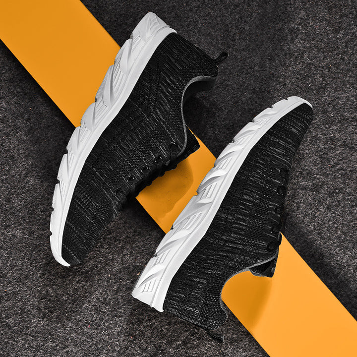 Unisex breathable lightweight knitted sneakers with cushioned EVA sole Mune Fashion