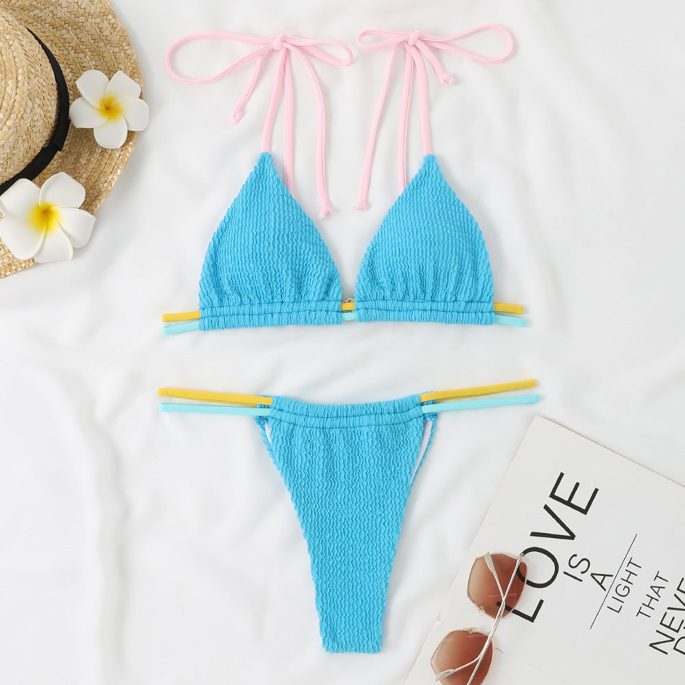 Women's bikini set with adjustable straps and combined elastic waistband Mune Fashion