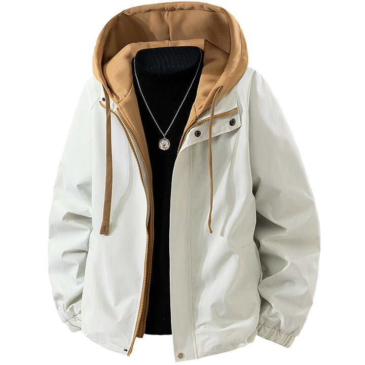 Men's technical hooded softshell jacket with adjustable hood and utility pockets Mune Fashion