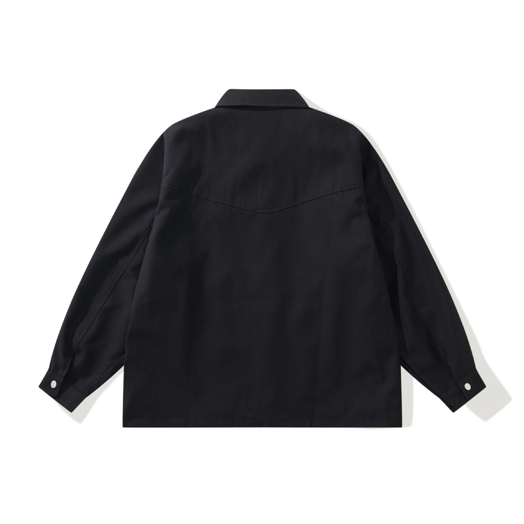 Men's Utility Chore Jacket with Full Zip and Large Flap Pockets Mune Fashion