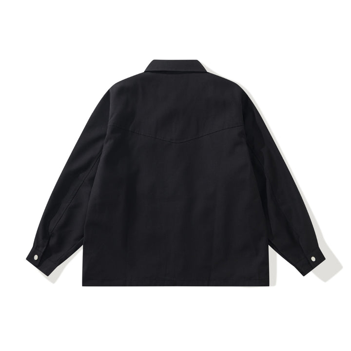 Men's Utility Chore Jacket with Full Zip and Large Flap Pockets Mune Fashion