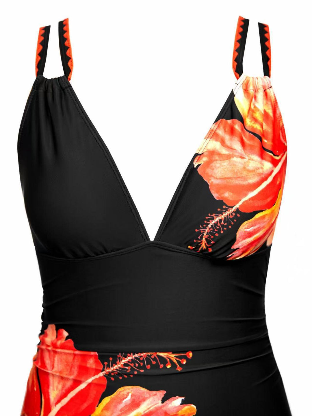 Women's Elegant Swimsuit with Floral Appliqués Mune Fashion