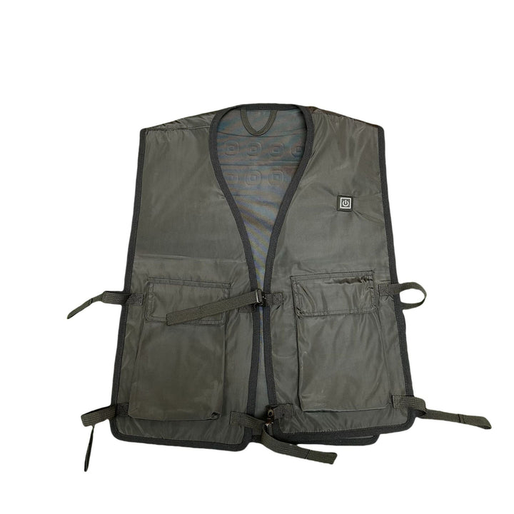 Unisex nan modular ventilation vest with inlet openings for clip fans and adjustable quick release Mune Fashion