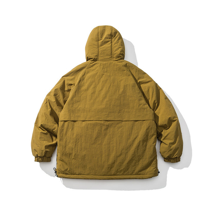 Unisex Lightweight Boxy Insulation Jacket with Hood and Adjustable Hem Mune Fashion