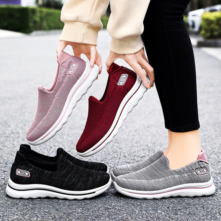 Unisex nan ultra-lightweight knit slippers with adaptive memory insole and flexible wave sole Mune Fashion