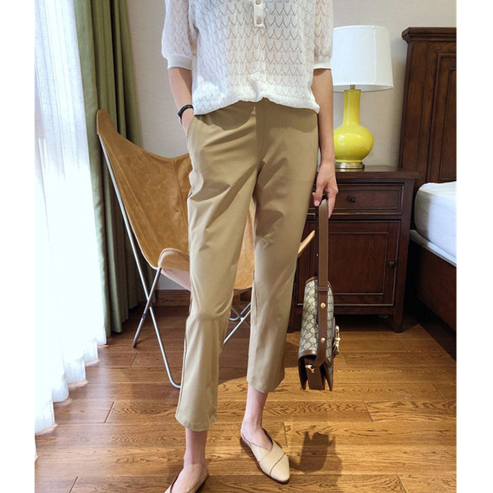 Women Elegant and Comfortable Chino Pants Drune