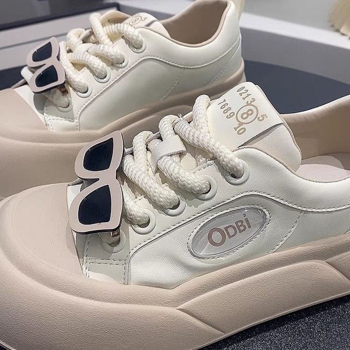 Women's Trendy Sneakers with Prominent Platform Mune Fashion