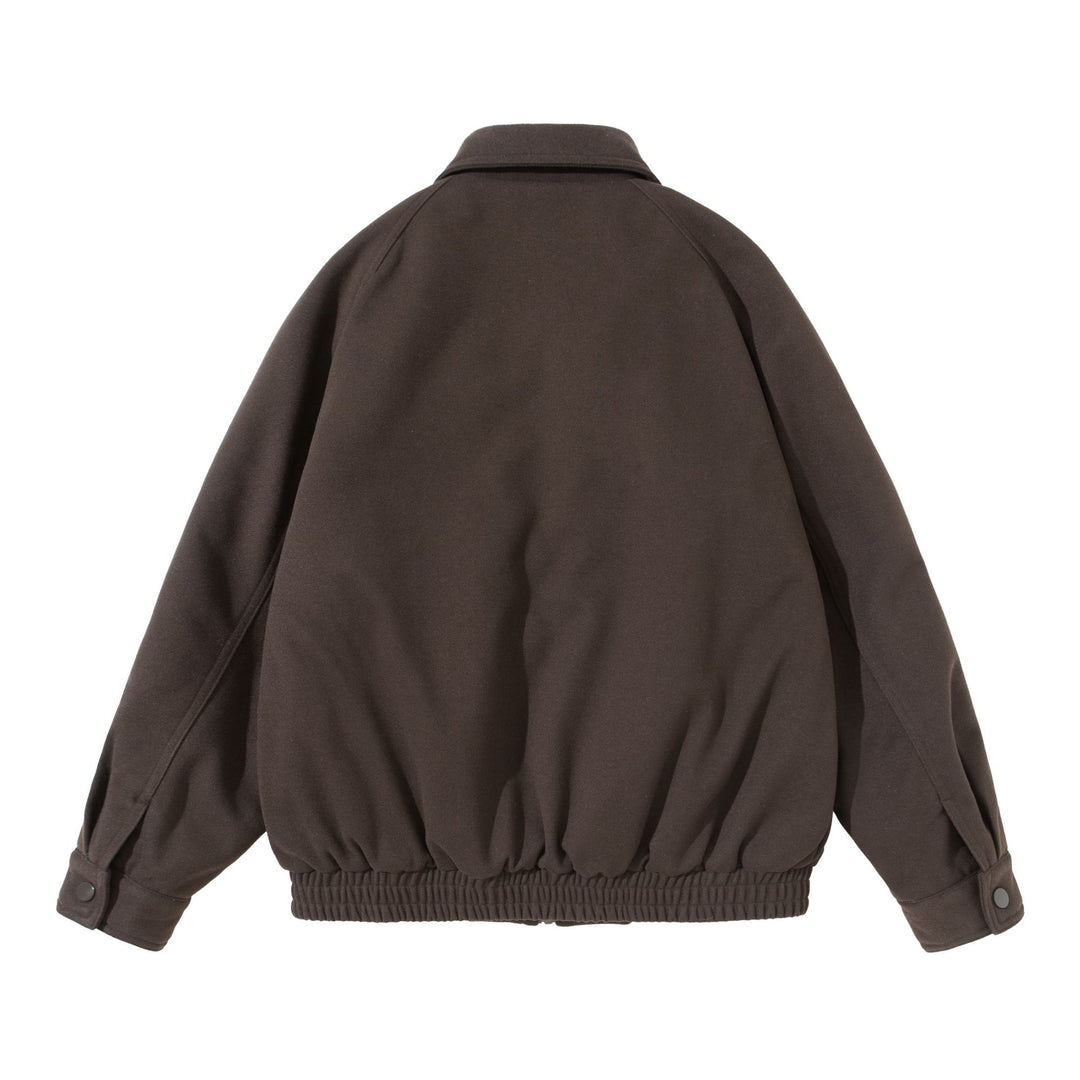 Unisex Boxy Blouson with overlapping front yoke and elastic hem Mune Fashion