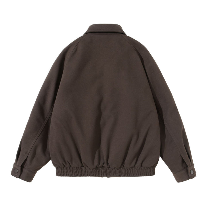 Unisex Boxy Blouson with overlapping front yoke and elastic hem Mune Fashion