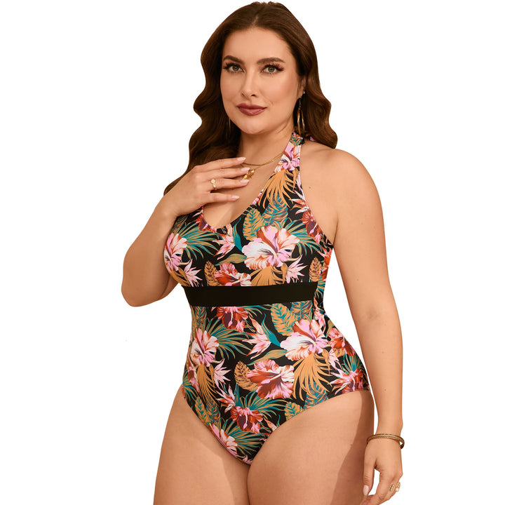 Women's swimsuit with fashionable cut and draped skirt Mune Fashion
