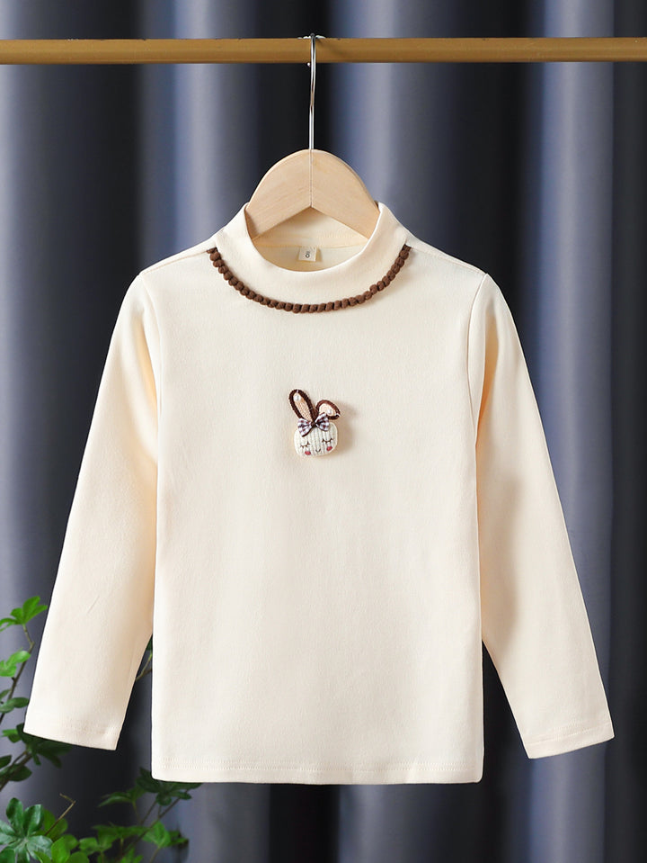 Girls Long Sleeve Shirt with Pretty Details Mune Fashion