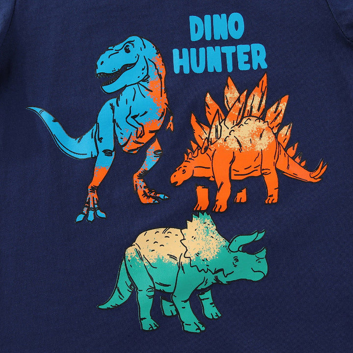 Boys T-Shirt with Creative Dinosaur Design Mune Fashion