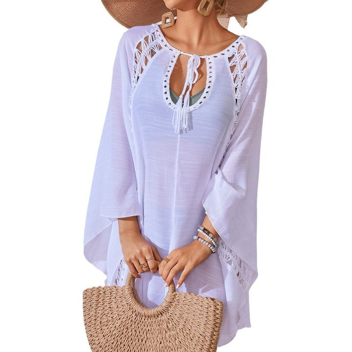 Ladies airy crochet beach cover-up Mune Fashion