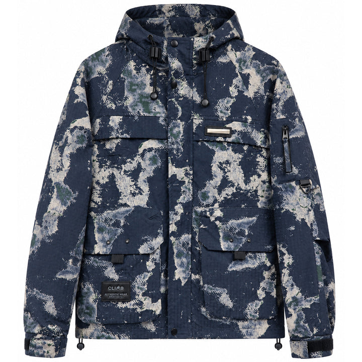 Men's Functional Outdoor Jacket with High Collar Mune Fashion