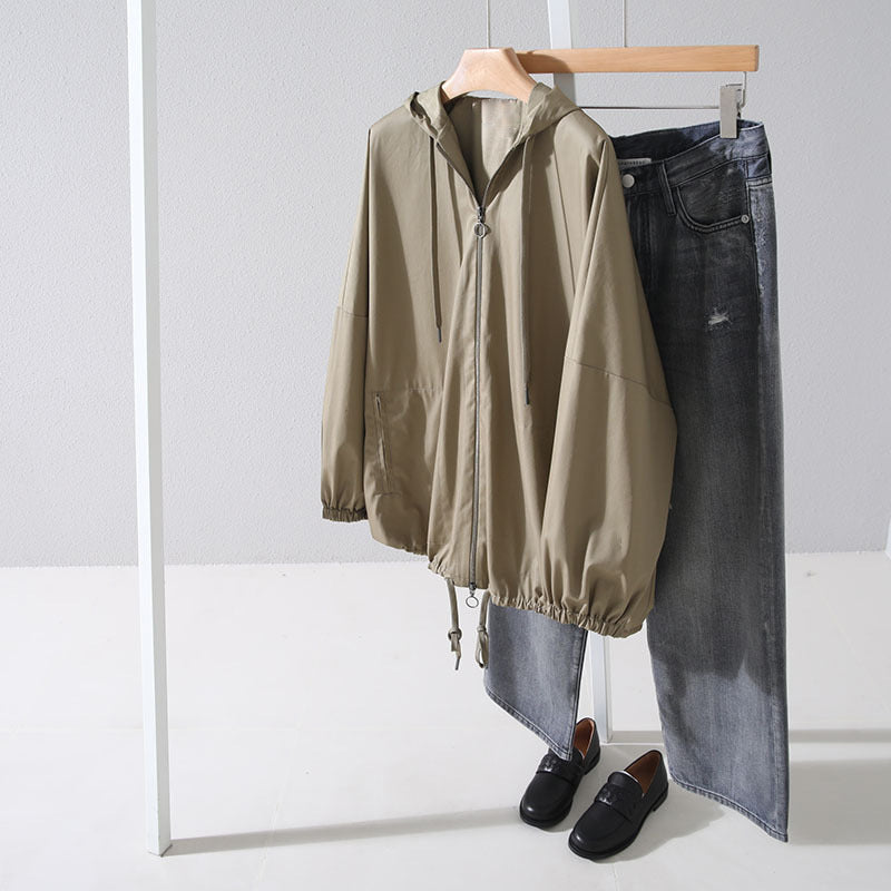 Women Fashionable and Casual Transitional Jacket Mune Fashion