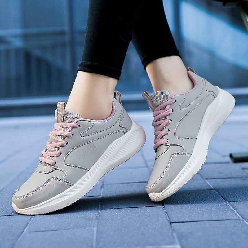 Unisex nan minimalist artificial leather sneakers with ergonomic EVA midsole and pull tab Mune Fashion