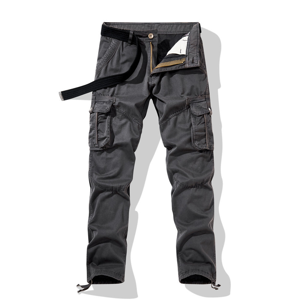 Men's Tactical Cargo Pants with Knee Panels, Multiple Pockets and Drawstring Mune Fashion