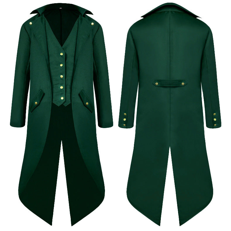 Men's tailored tailcoat with tail and integrated vest Mune Fashion