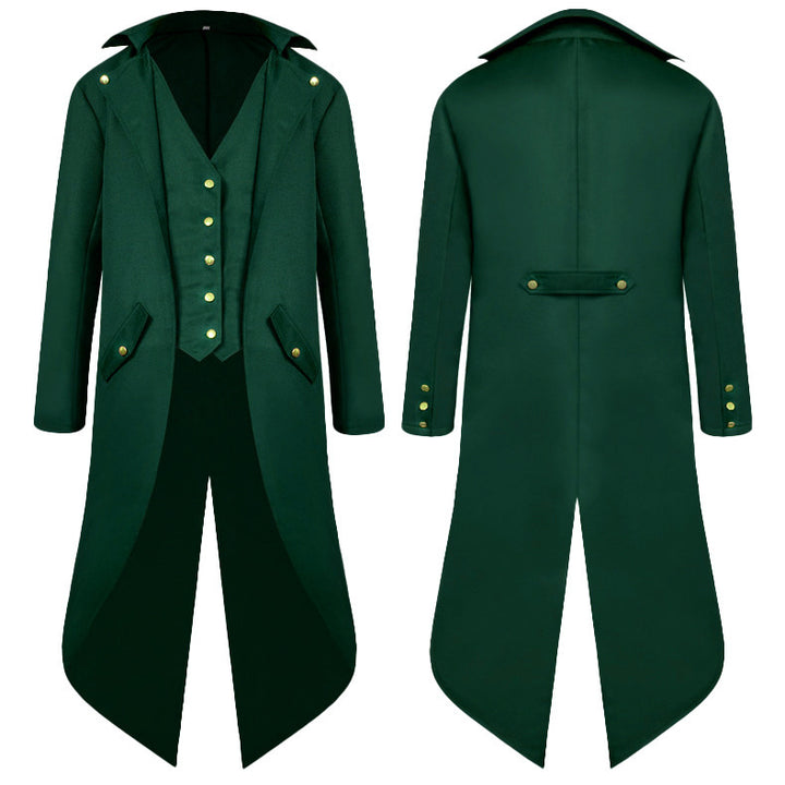 Men's tailored tailcoat with tail and integrated vest Mune Fashion
