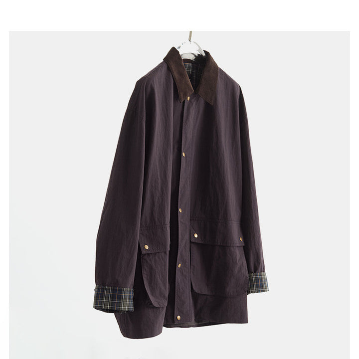 Women's Urban Utility Jacket with High Collar Mune Fashion