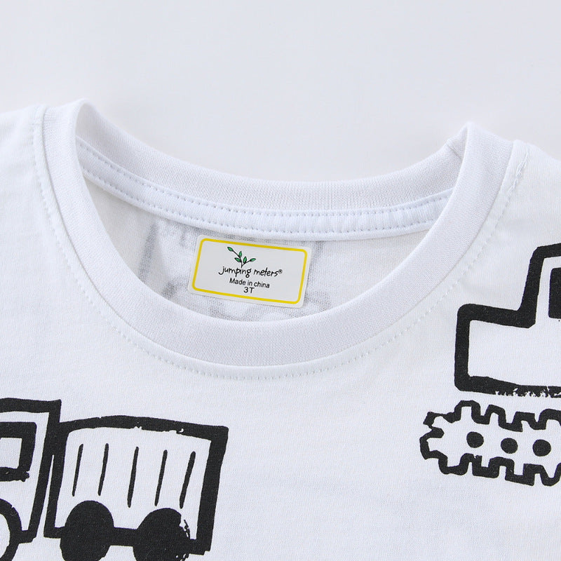 Boys T-shirt with funny construction site motif Mune Fashion