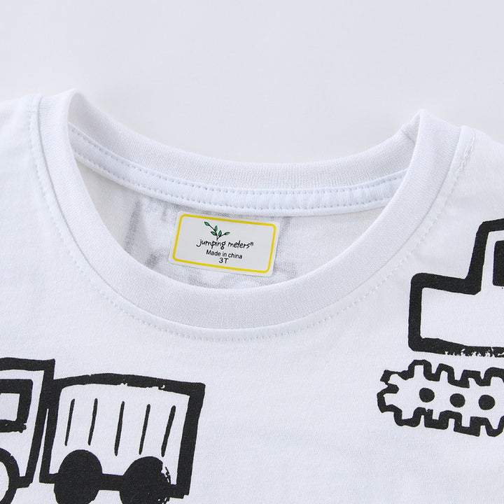 Boys T-shirt with funny construction site motif Mune Fashion