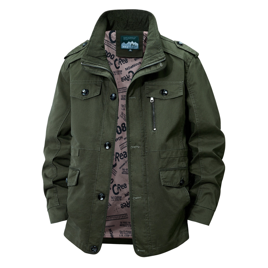 Men's leisure jacket with numerous pockets Mune Fashion