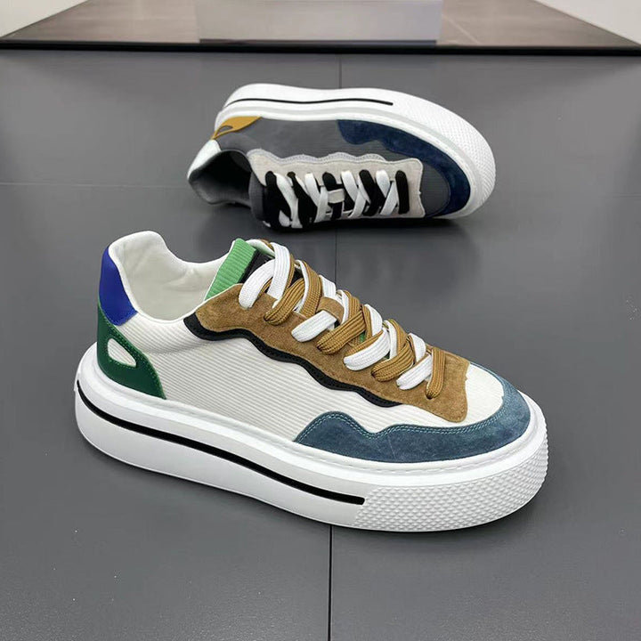 Women's Stylish Sneakers with High Platform Sole and Breathable Structure Mune Fashion