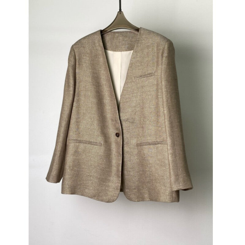 Women Elegant Blazer with Soft Fabric Mune Fashion