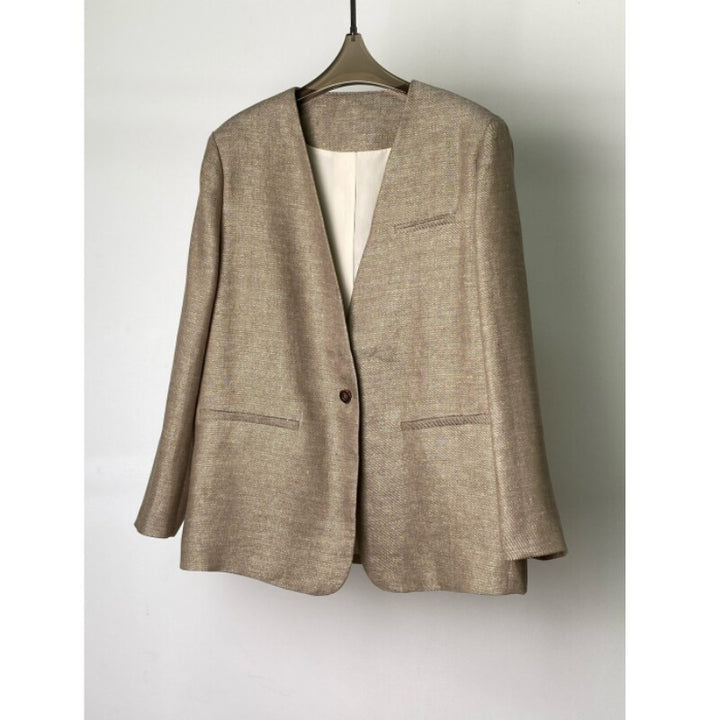 Women Elegant Blazer with Soft Fabric Mune Fashion