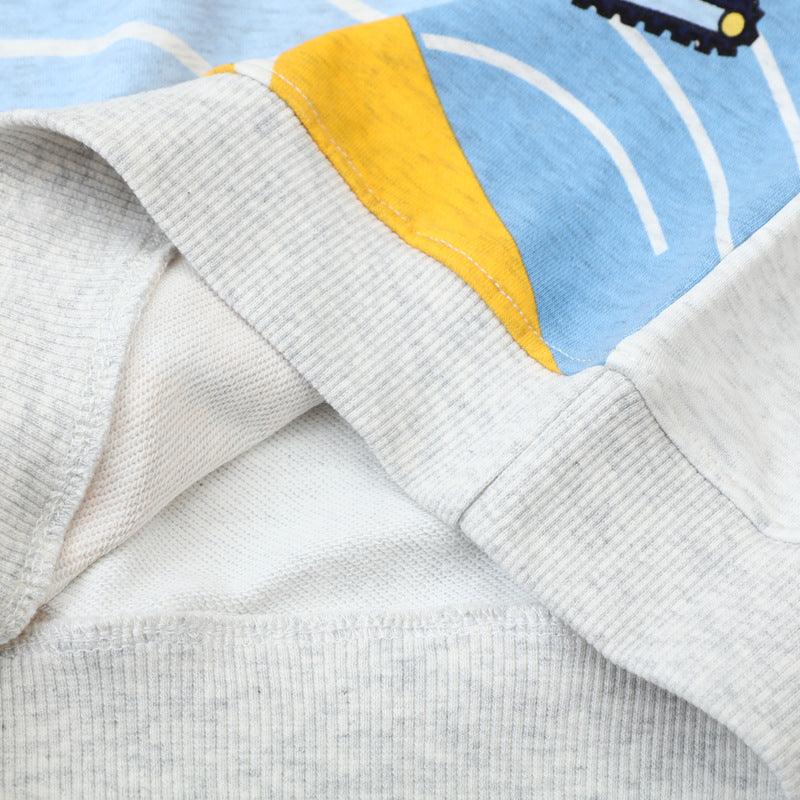 Boys sweatshirt with exciting construction vehicle motif Mune Fashion